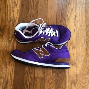 New Balance 574 in purple. Size 10/EU 41.5.